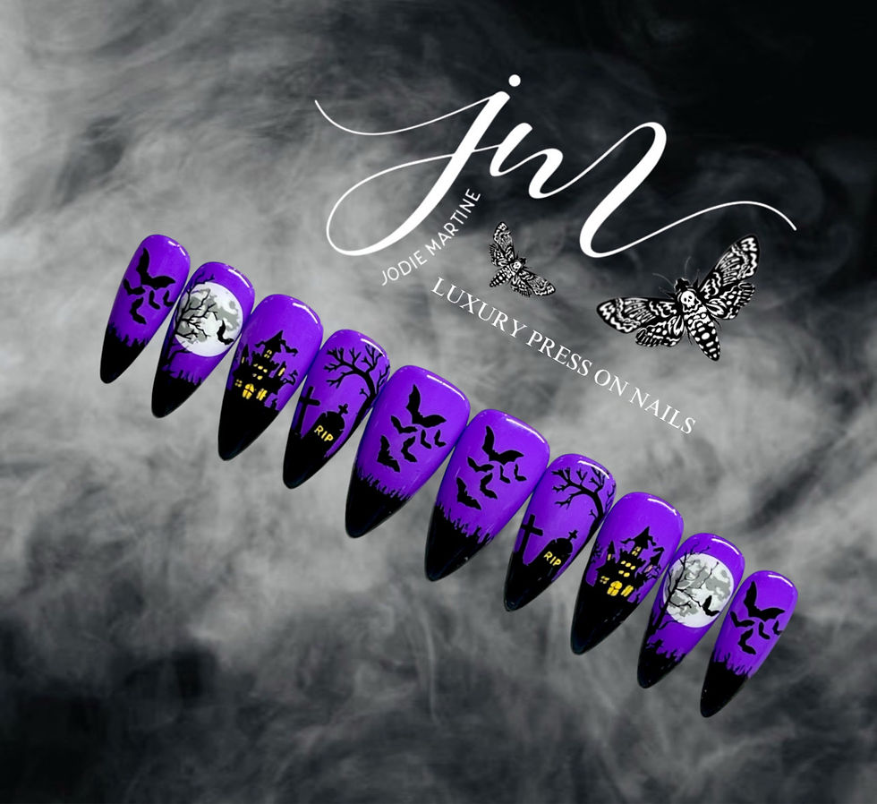 Halloween • Haunted House • Purple