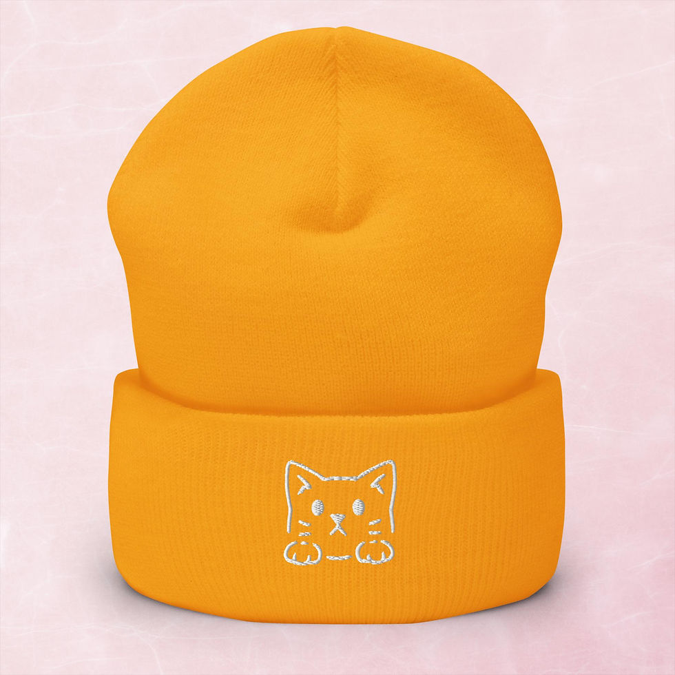 Thumbnail: Cuffed Embroidered J&G Logo Beanie