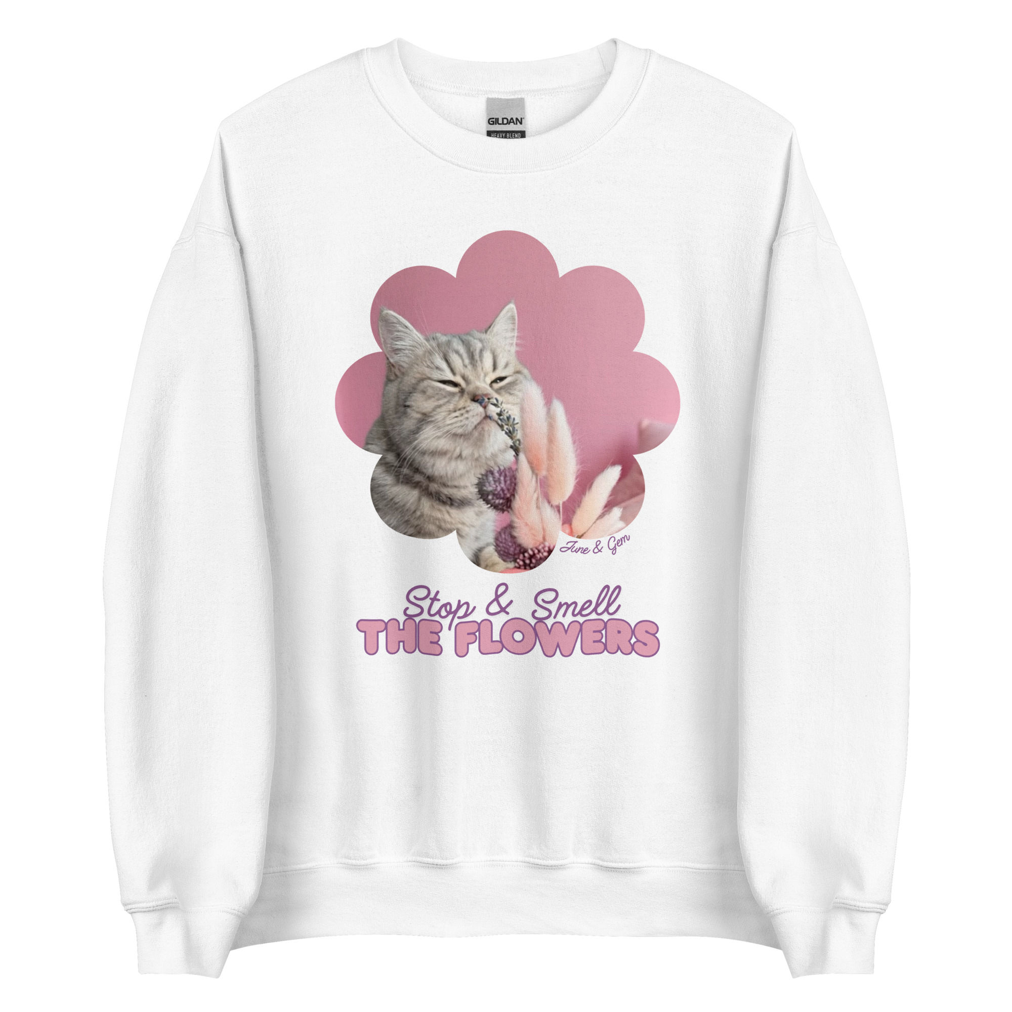 Unisex Stop & Smell the Flowers Crew Neck