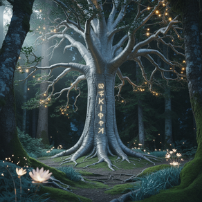 Der magische Baum aus dem Gemälde