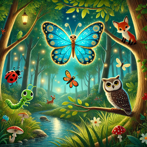 Luna und die Tiere des Waldes