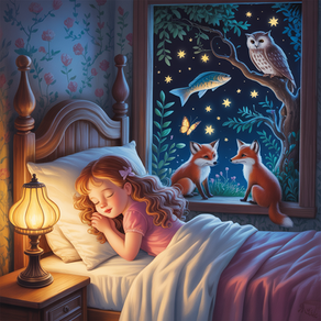Merle liegt in ihrem Bett und schläft