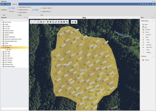 Design a Count Plot Cruise in Assisi Mapping