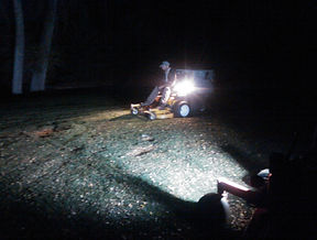 Leaf clean up, La Plata County, Colorado by Lupine Lawn Care.