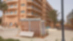 Alegría Colonial Mar Aquafun area verde despues con pergola