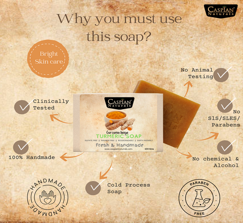 Thumbnail: Turmeric Handmade Soap  -100 Gm