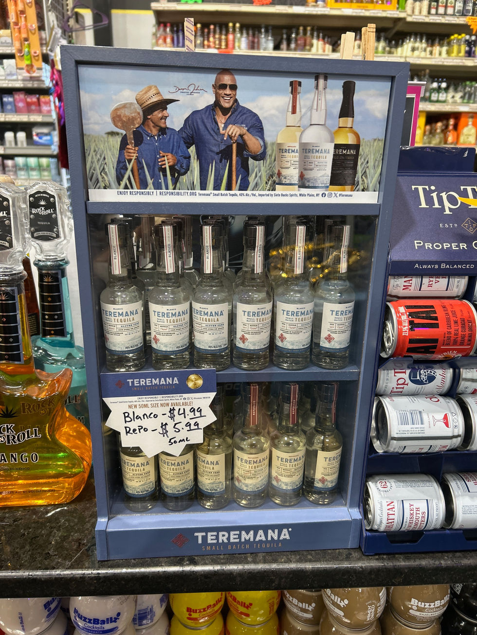 Teremana Counter Display