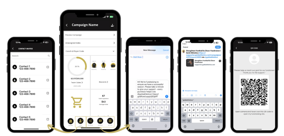 The Gold Athletics app