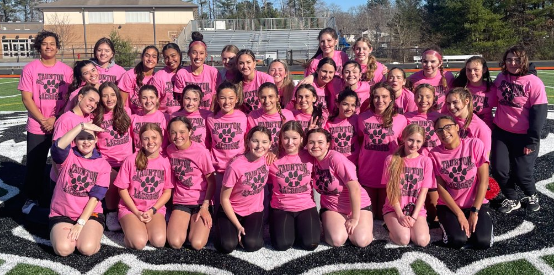 Taunton Girls Lacrosse Team - 2024. Credit: Taunton Lacrosse.