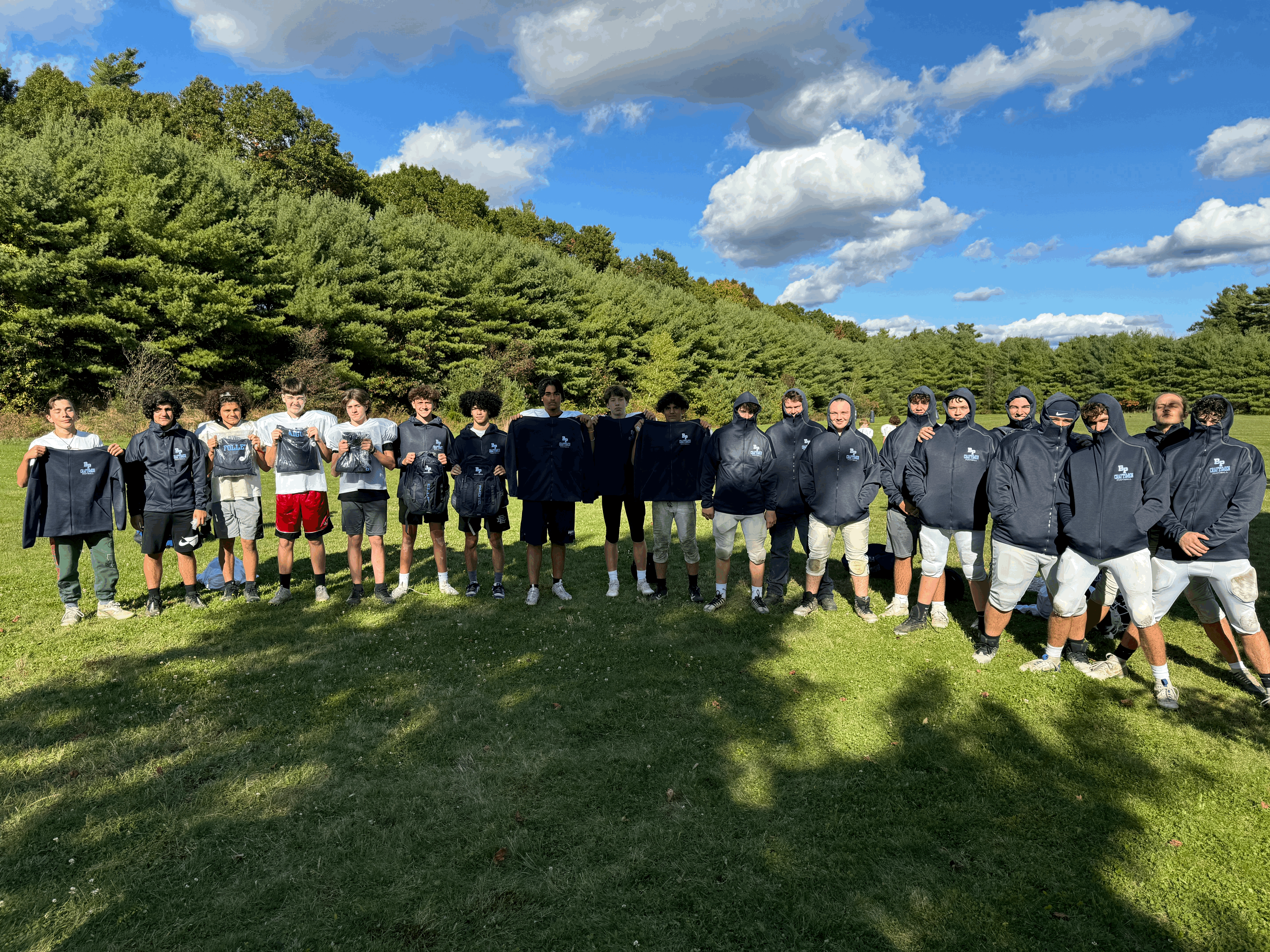 Brystol-Plymouth proudly shows their new Gold Athletics gear prizes from another ground-breaking success from their hard work and community support!  2024. 