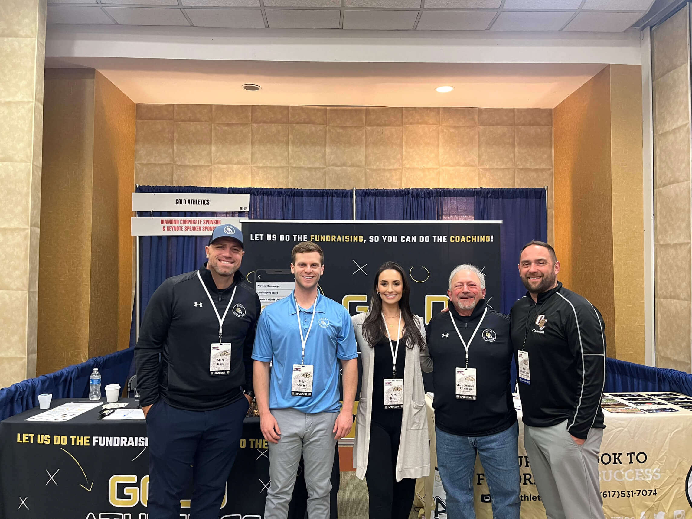 Gold Athletics employees at the MSSADA clinic.