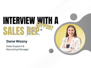 Interview with a Sales Rep: Featuring Dane Wozny - Ep. 9