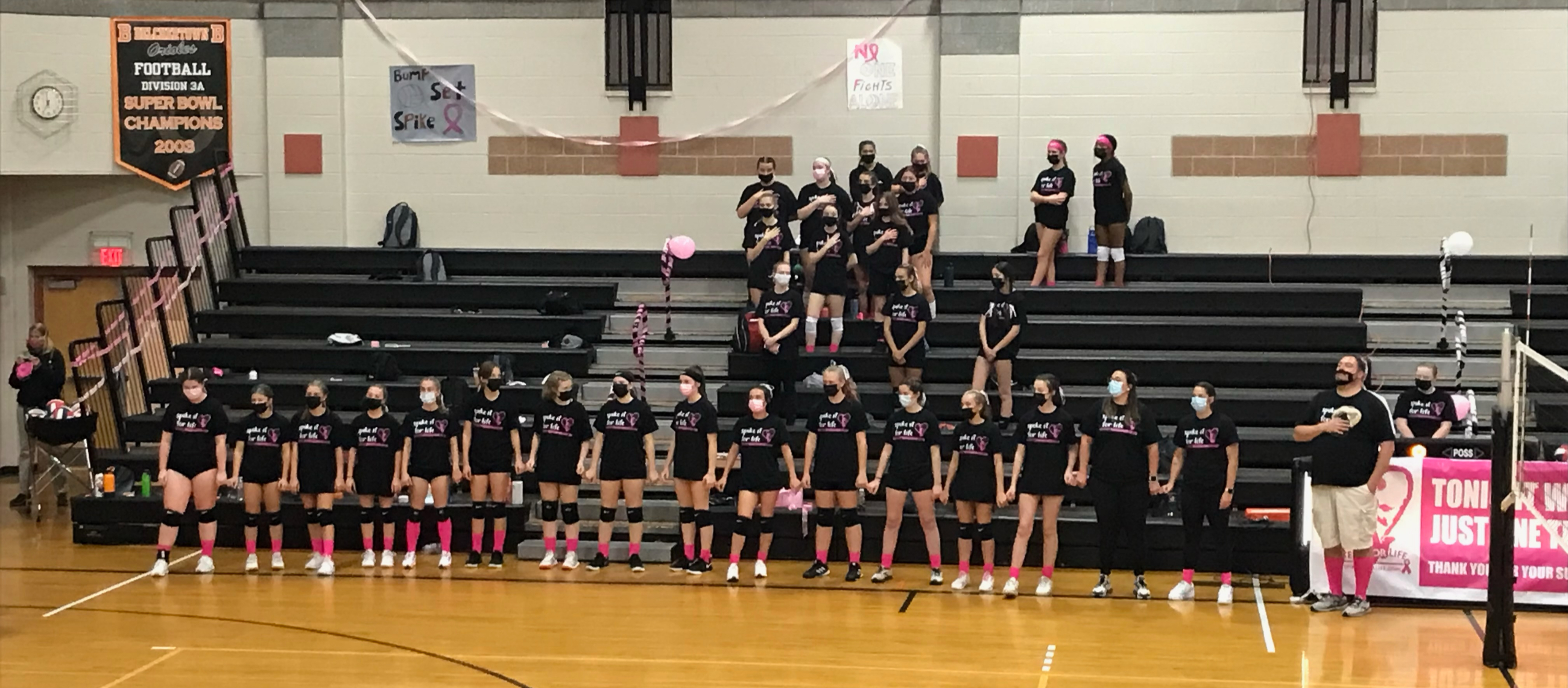 Belchertown Girls Volleyball in 2021