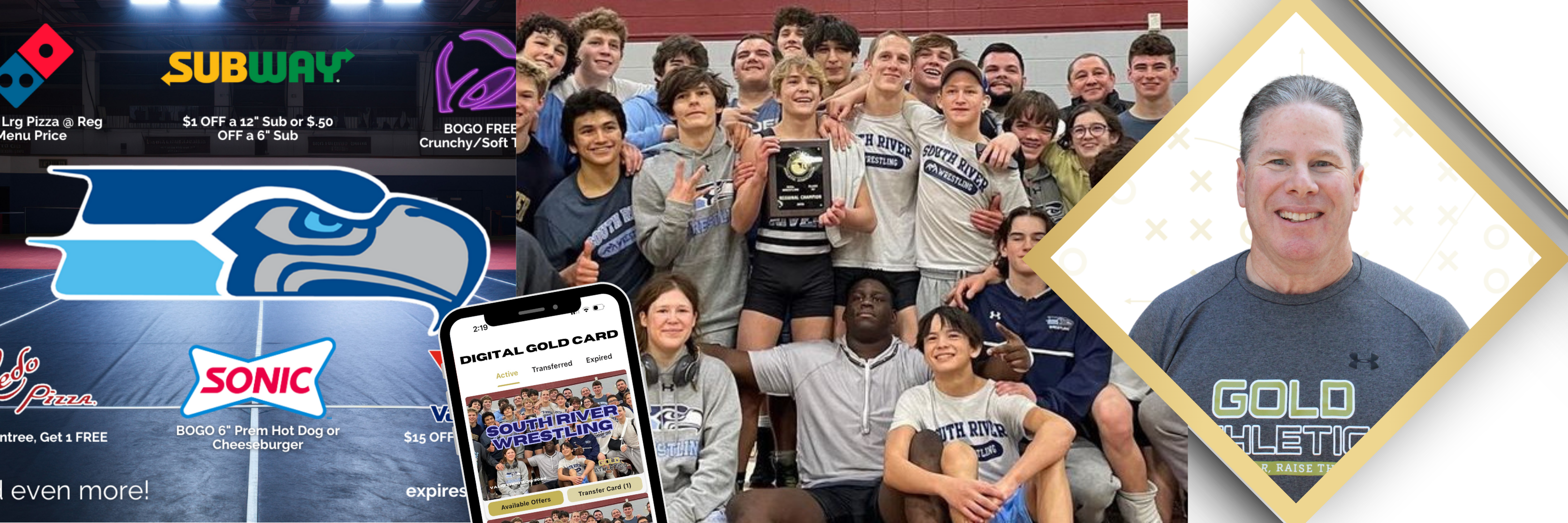 Success Story: The South River Wrestling team raised $16,950 in just three weeks last year with their Digital Gold Cards campaign, helmed by Fundraising Coach Rob Lunenfeld.