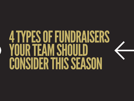 4 Types of Fundraisers Your Team Should Consider This Season