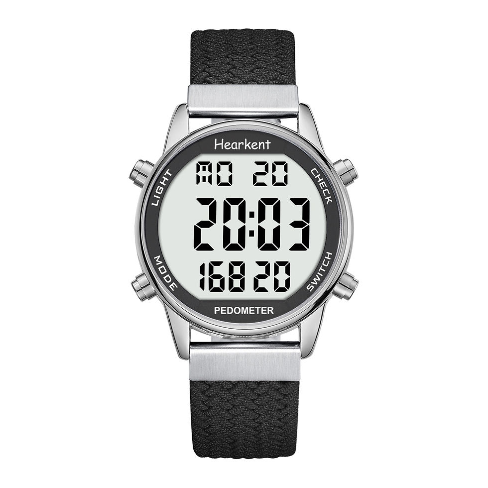 Miniature : Hearkent Pedometer Sport Watches Step Counter Watch Women Digital Watches Calori