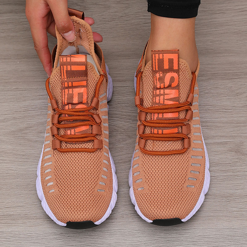 Miniatura: Women's Sports Shoes Mesh Lightweight Soft Sole Jogging Strap Breathable Fashion