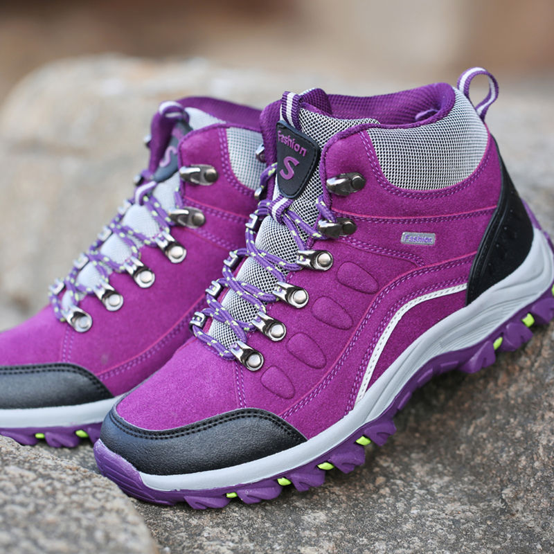 Miniature : Outdoor Wear-resistant Hiking Shoes for Women Trail Sports Climbing Camping Snea