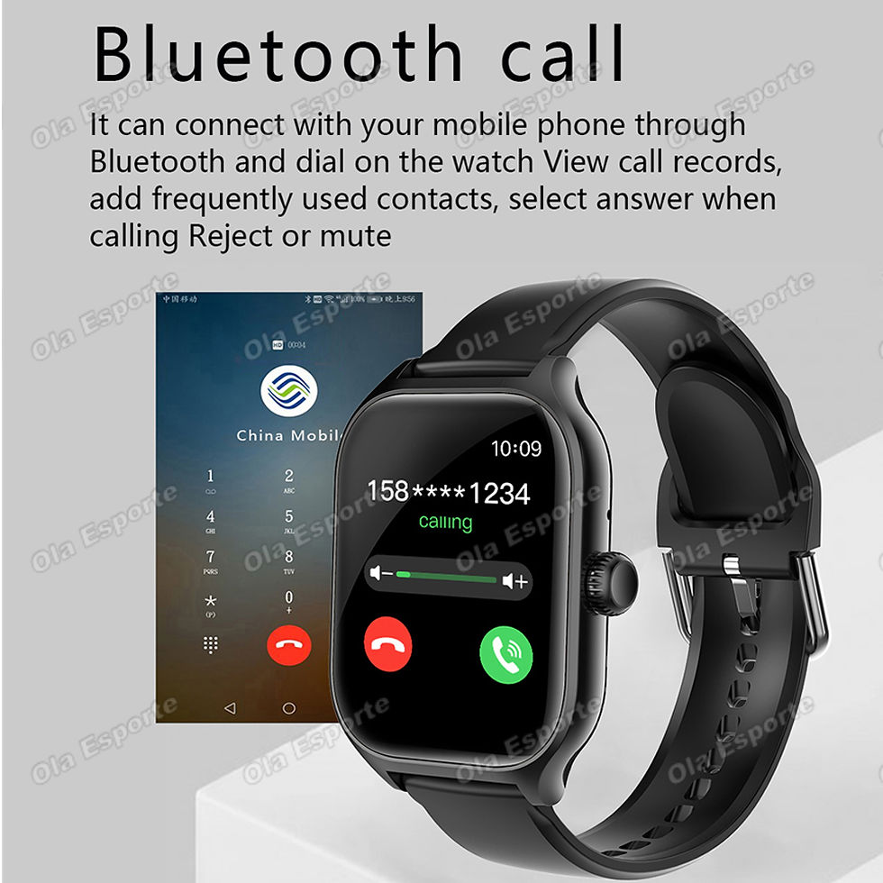 Hình thu nhỏ: Smart watch featuring Bluetooth calling and dial interface