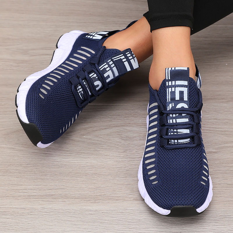 Miniatura: Women's Sports Shoes Mesh Lightweight Soft Sole Jogging Strap Breathable Fashion
