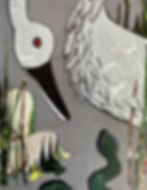 Thumbnail: Snake and Crane Print