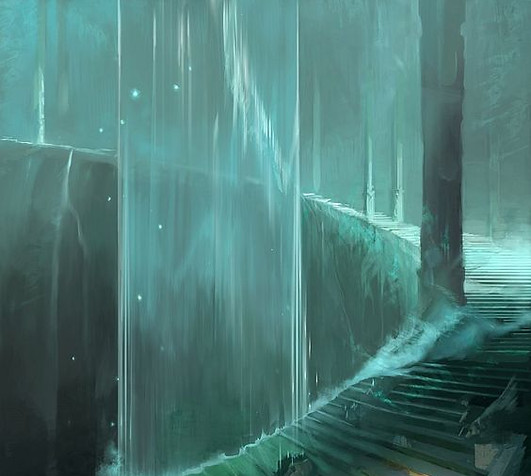 theOldPalace-StairWell-(water tumbles from the Mountain above).jpg