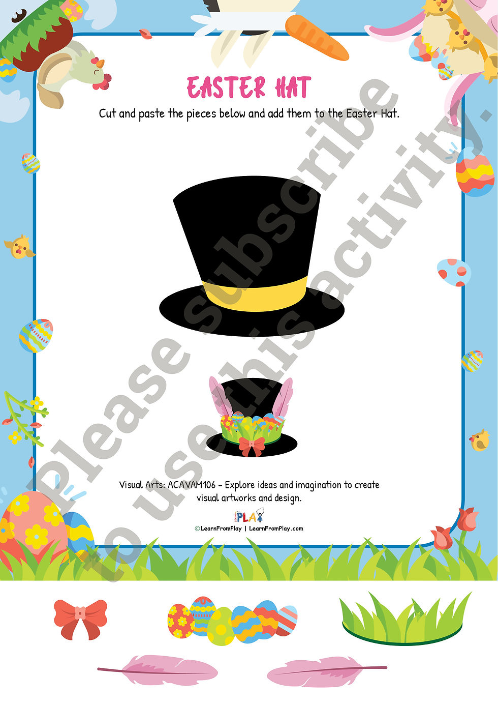 Easter Hat-Astrophe - Hat