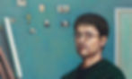 Hideyuki Sobue's Drawing in Colour entitled "Self-Portrait 1997"