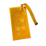 PCBs de control industrial flexibles, conector de PCB flexible
