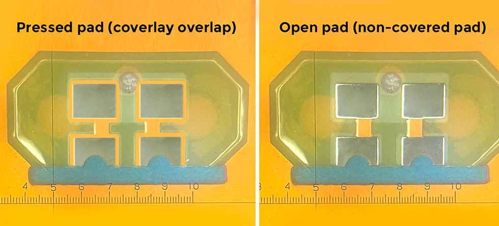 Pressed Pad vs Open Pad in Flexible PCB Design