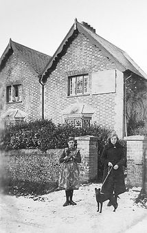 Old photo of Clapham Post Office, West Sussex