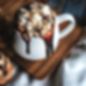 Chocolate caliente con malvavisco