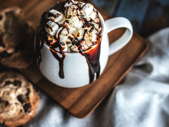 Winter Pour Collection seasonal coffee menu from Petal & Pour featuring cozy limited-time drinks.