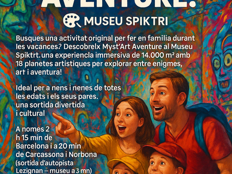🔍 Activitat familiar per a les vacances escolars – Myst’Art Aventure!
