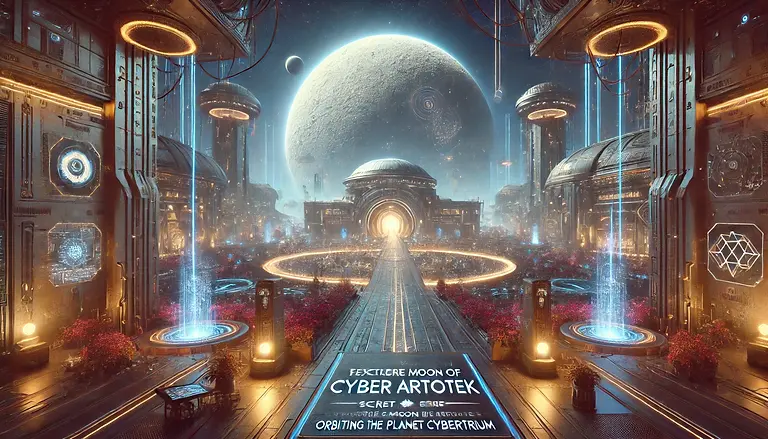 la lune secrète Pandorium et le Cyber Artotek.