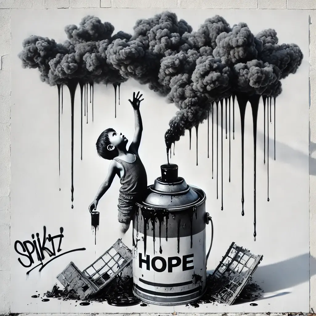 Art Urbain Numérique Encrypted Escape 010 by Spiktri