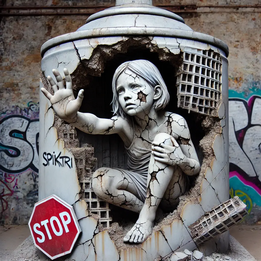 Art Urbain Numérique L’Enfant du Chaos 026 by Spiktri