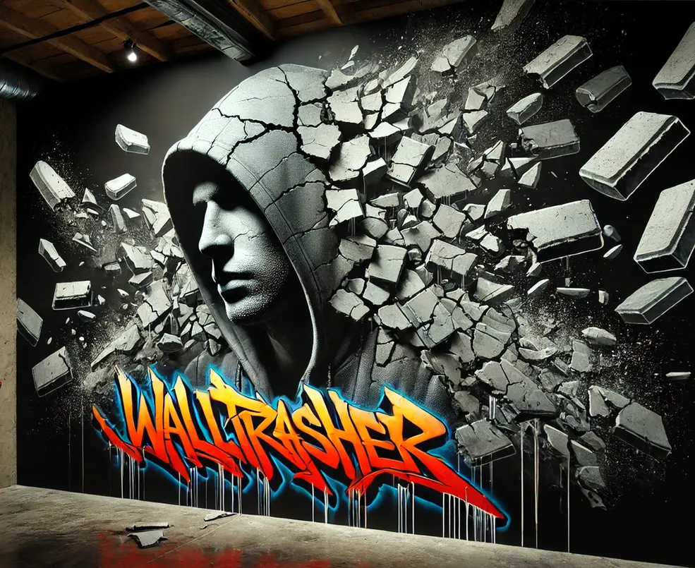 Walltrasher – L’Art de la Résurrection | Ground ZeroR - Musée Spiktri

Les Walltrasher incarnent une explosion artistique où le recyclage et l’art urbain fusionnent. Créés par les A.R.T (Agents Resurrecteurs Transformeurs), ces œuvres transforment les vestiges du passé en toiles vivantes, entre chaos maîtrisé et vision futuriste. Une renaissance artistique unique au cœur du Ground ZeroR - Musée Spiktri. 🚧🔥🎨

#ArtRecyclé #Walltrasher #TransformationUrbaine #GroundZeroR #MuséeSpiktri