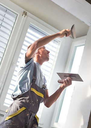 Man Plastering