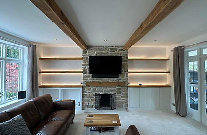 Modern Living room media wall