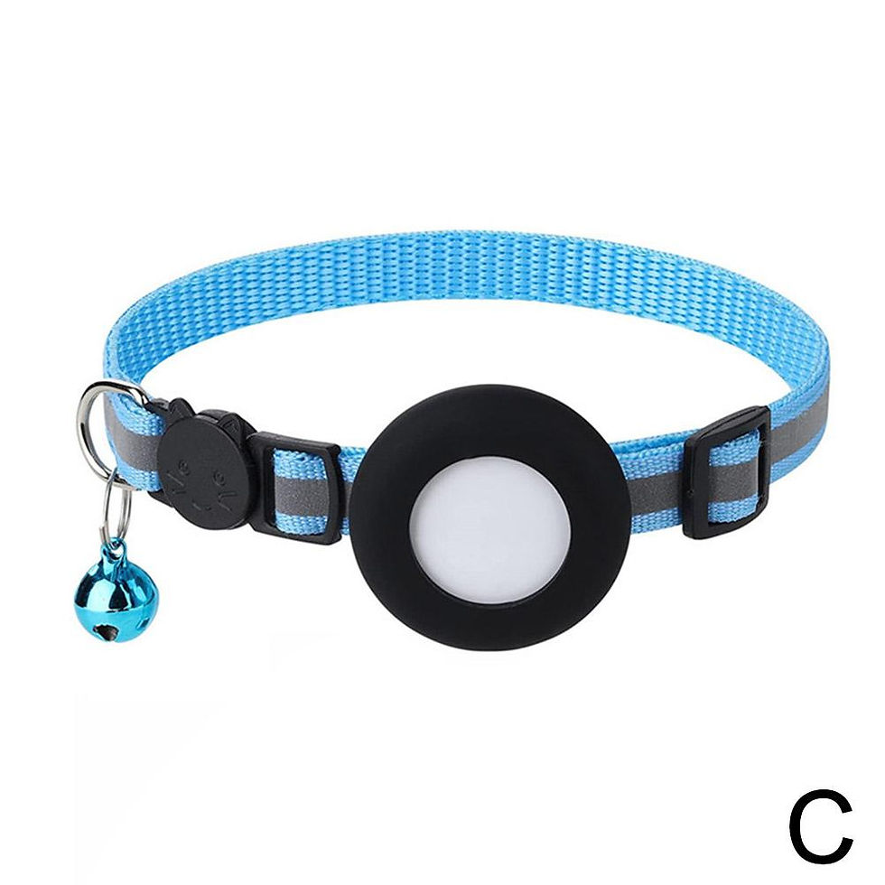 Thumbnail: Anti-Lost Cat Collar For Airtag GPS Protective Case With Bell Reflective Cats Ne