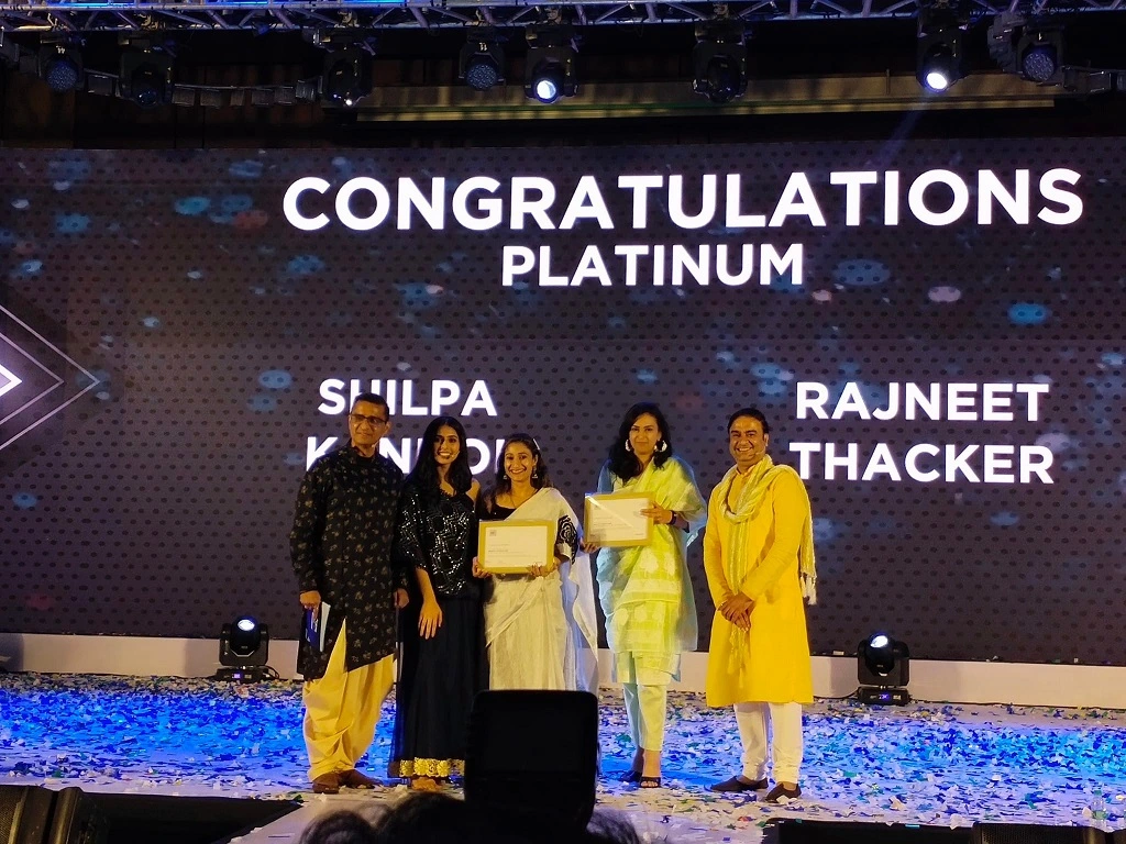 PLATINUM RANK AWARD