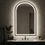 Thumbnail: Frameless Lighted LED Mirror Arched