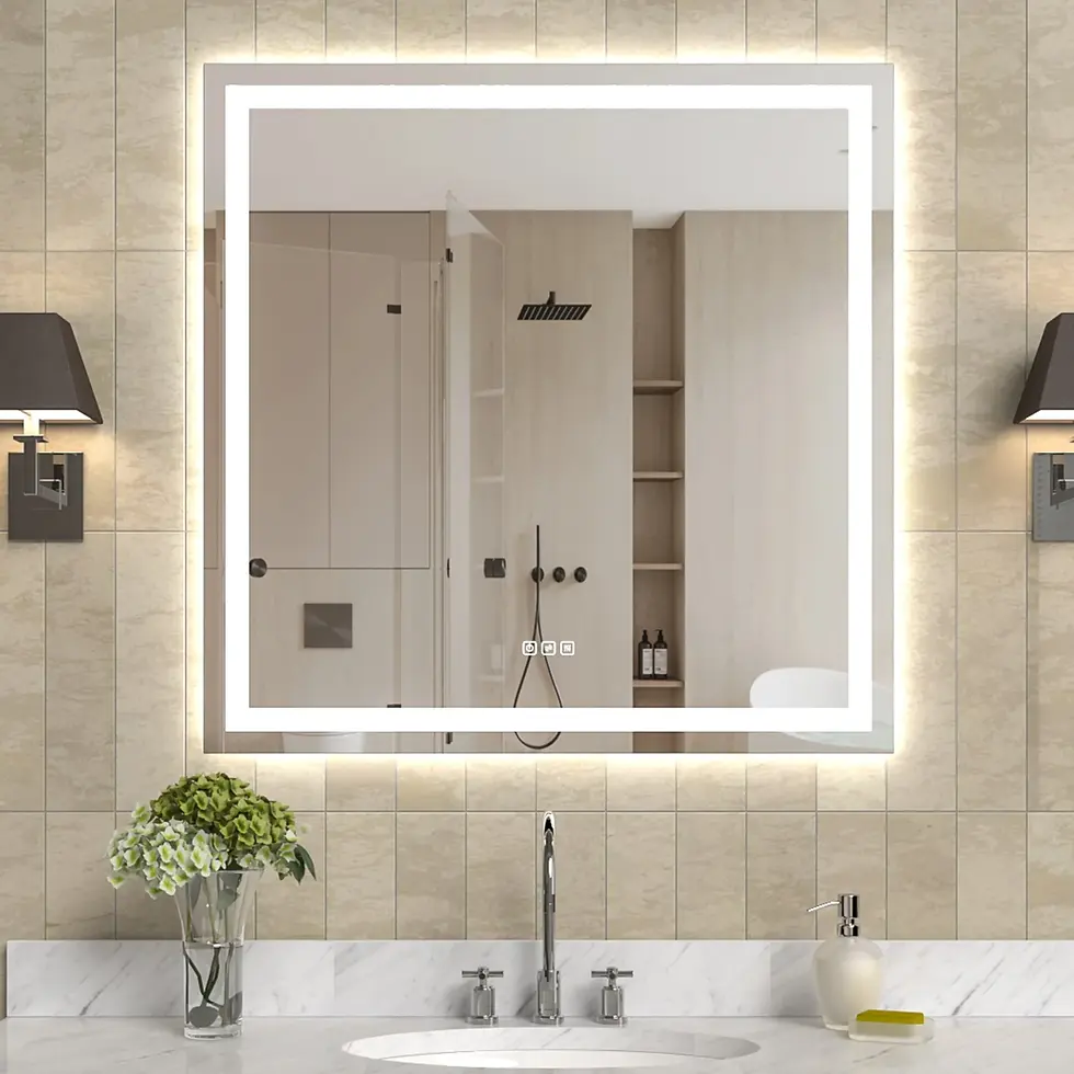 Thumbnail: Rectangular Frameless LED Mirror 36" x 36"