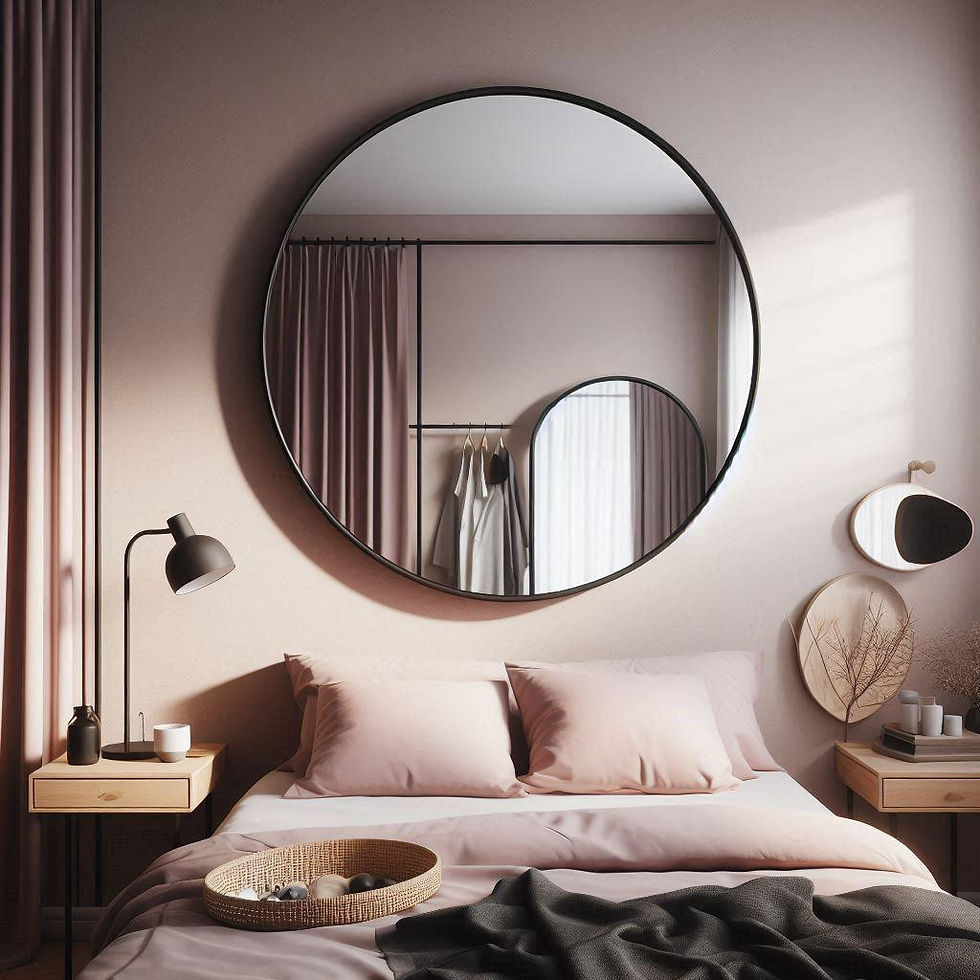 Thumbnail: Round Lighted LED Framed Wall Mirror