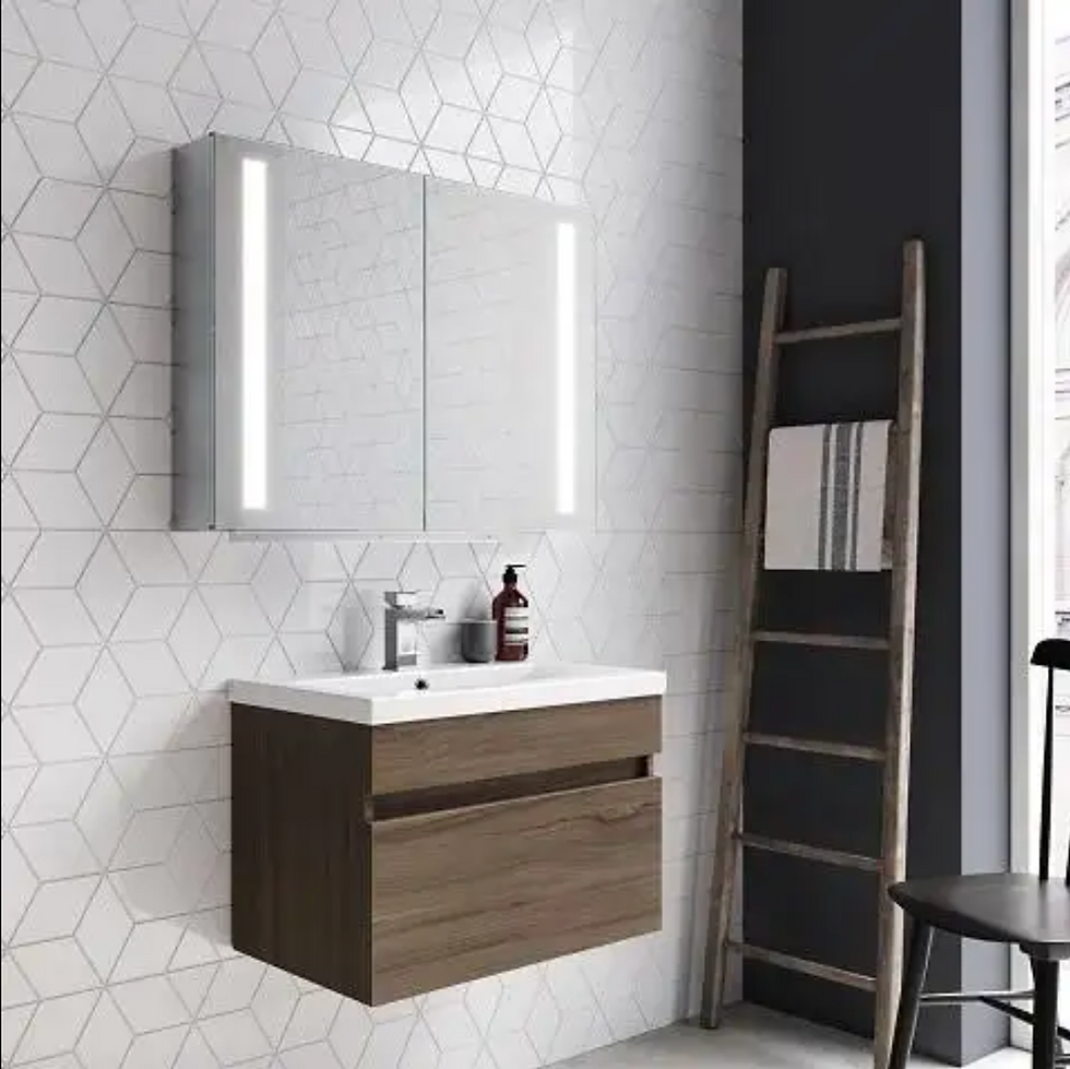 Thumbnail: Mirror Cabinet with storage Lighted LED