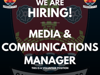 WE’RE RECRUITING: MEDIA & COMMUNICATIONS MANAGER