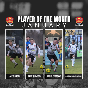 JANUARY PLAYER OF THE MONTH