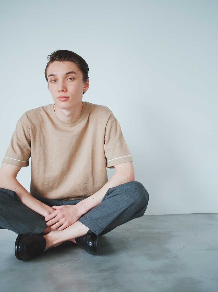 Thumbnail: K5709 SPAN LINEN S/S KNIT