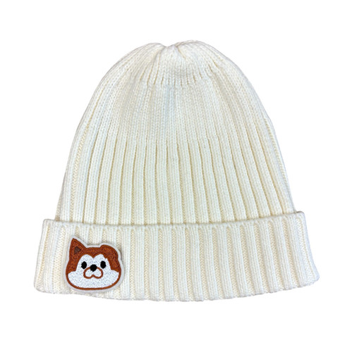 LH-005-A LOVE HACHI KNIT CAP (IVORY) | BUSワン！ HACHIグッズ販売